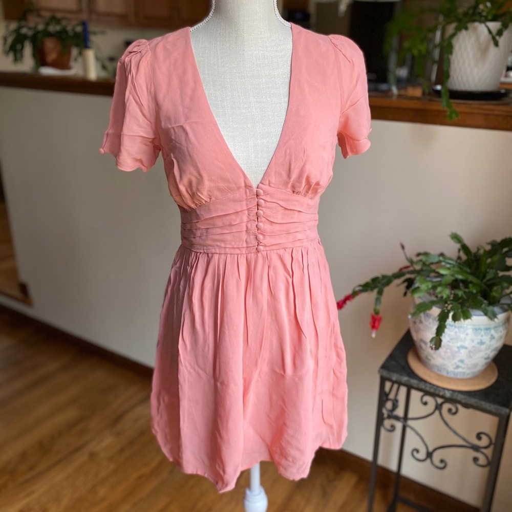 Forever 21 pink woven dress - Picture 1 of 3